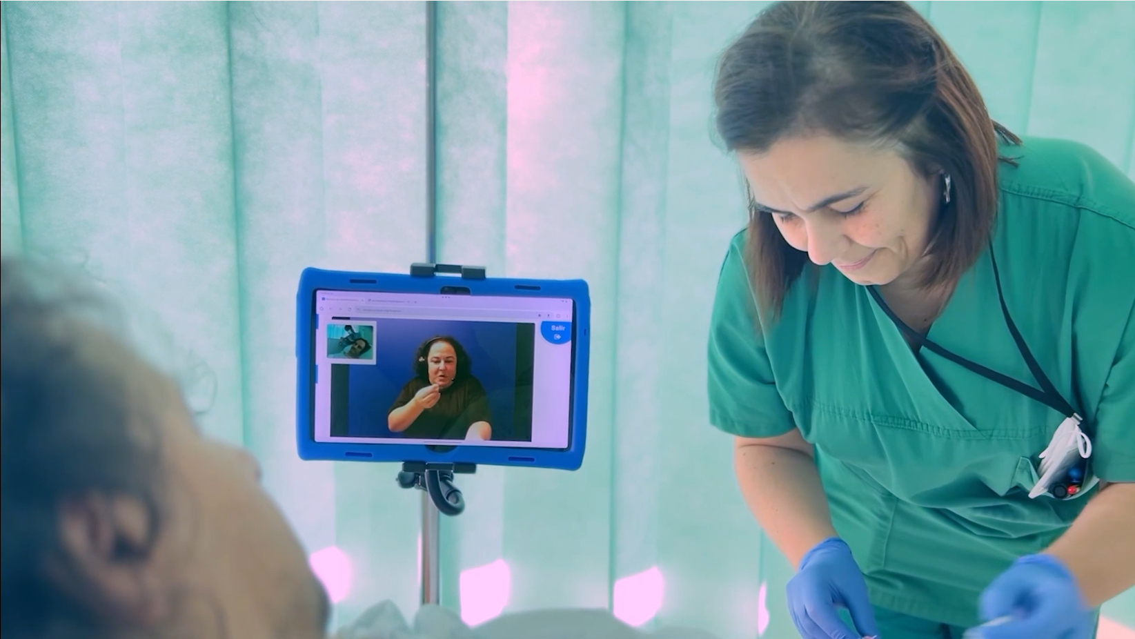 Video Funcionamiento de la videointerpretación en Lengua de Signos en las urgencias sanitarias de Galicia